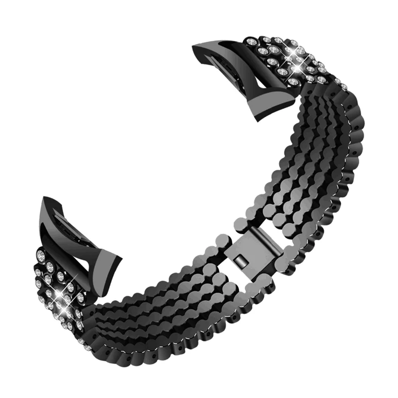 ASHEI металлический браслет для samsung Шестерни 2 про группу Нержавеющая сталь со стразами алмазов ремень для samsung Шестерни Fit2 SM-360 полосы