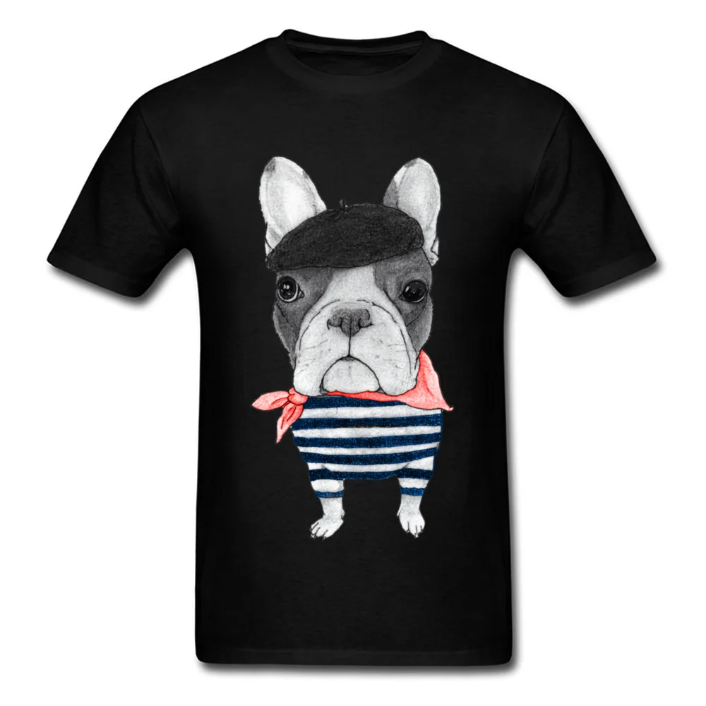 2018 Frenchie Мужская футболка с принтом бульдога Классический рисунок из мультфильма цифровой принт хлопковая