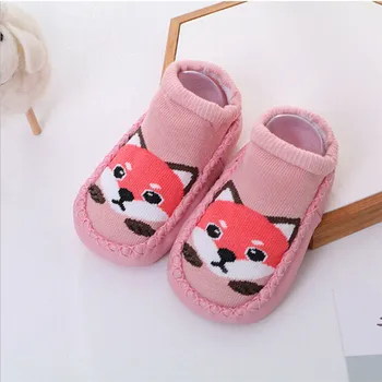 

arrival Lovely Unisex Baby Kids Socks Toddler Cartoon Pattern Print Socks Anti-slip Boots Floor Slipper Socks Comfortable 0-24M