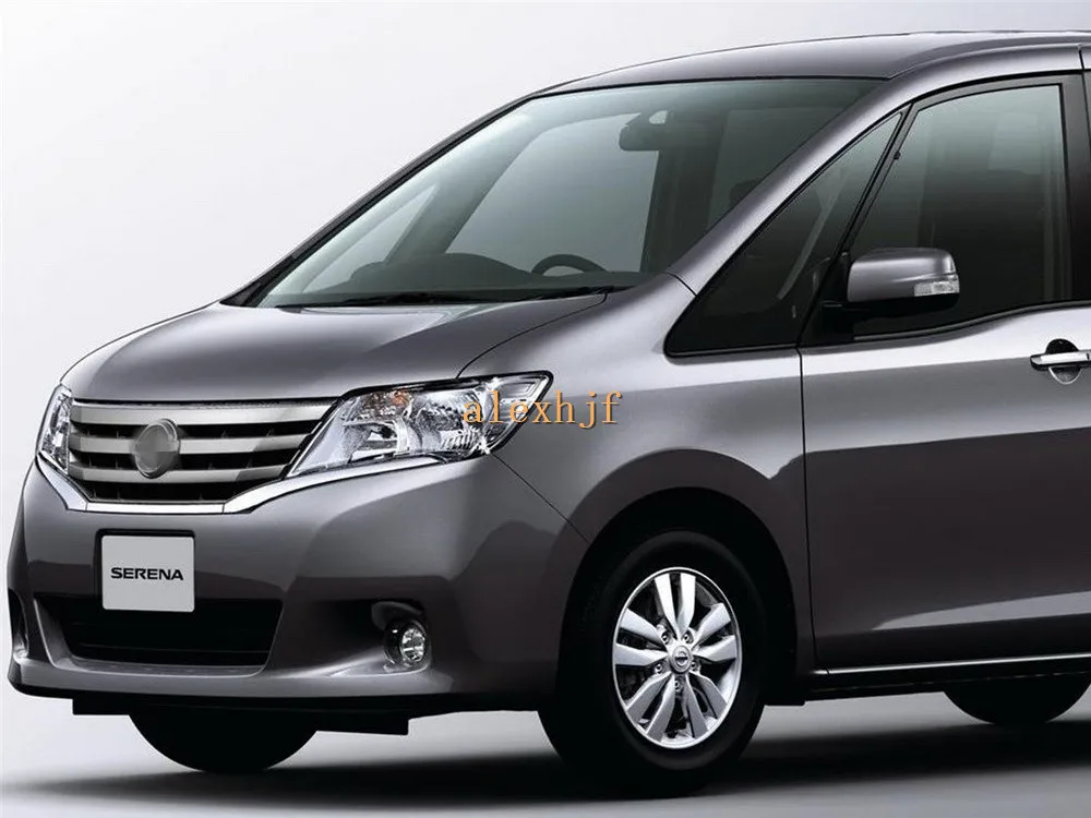 July King светодиодный чехол с зеркалом заднего вида для Nissan Serena C26 2012~ в японской версии; боковые поворотники+ DRL+ наземная лампа