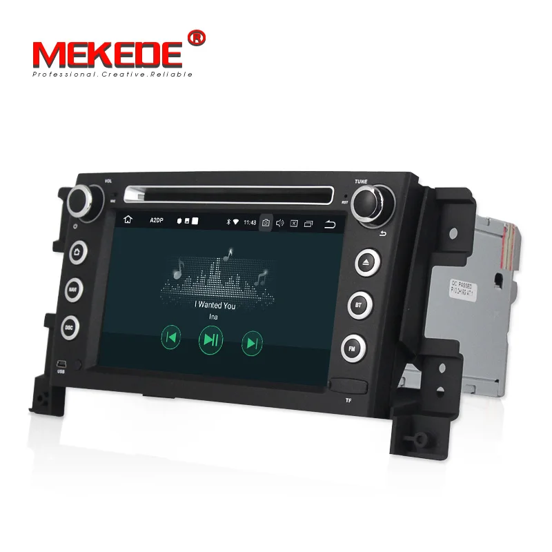 Discount Android 8.0 4G RAM 32G ROM  CAR GPS 2 DIN DVD PLAYER For SUZUKI GRAND VITARA 2007-2013 GPS RADIO STEREO SCREEN NAVIGATION 5