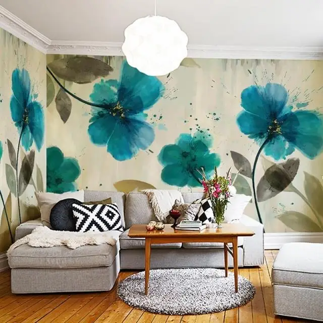 94 Home Decor Murals Care Wallpaper Wallsauce Online 2017 Large Murals Painted Gouache American Art Wallpaper Home Decor For Bedroom Living Room