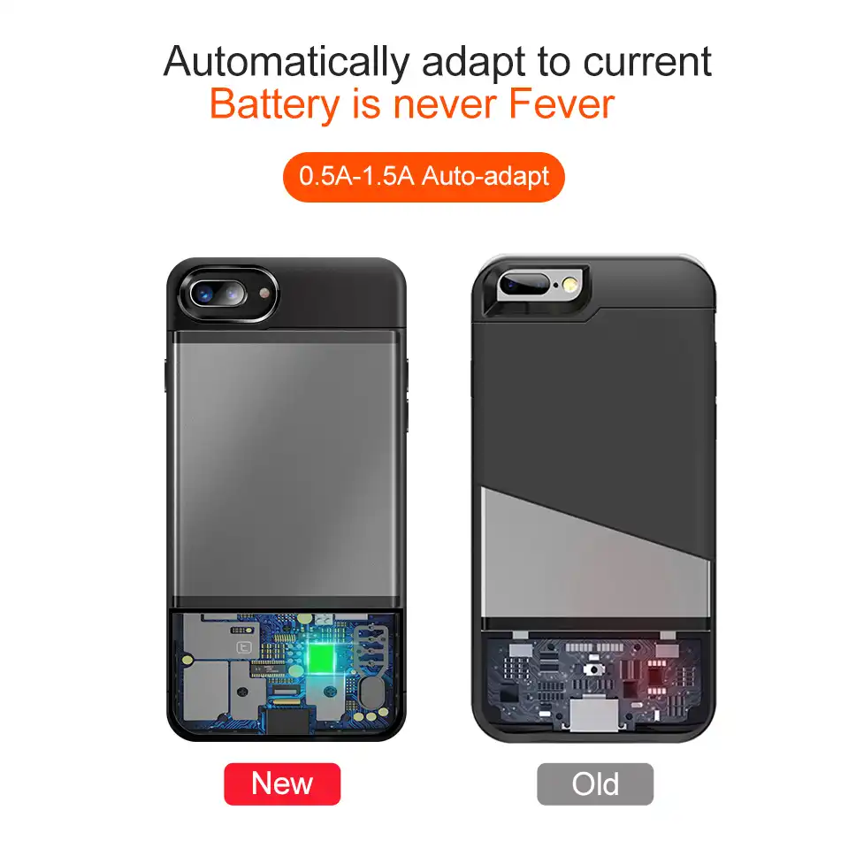Xgody 8000mah Super Power Battery Case For Iphone 6 6s 7 8 Plus
