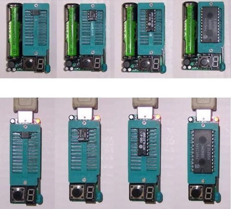 ИС тестер детектор терки цепи оптопарный LM339/светодиодный er USB тест 74HC 74LS CD4000 HEF400