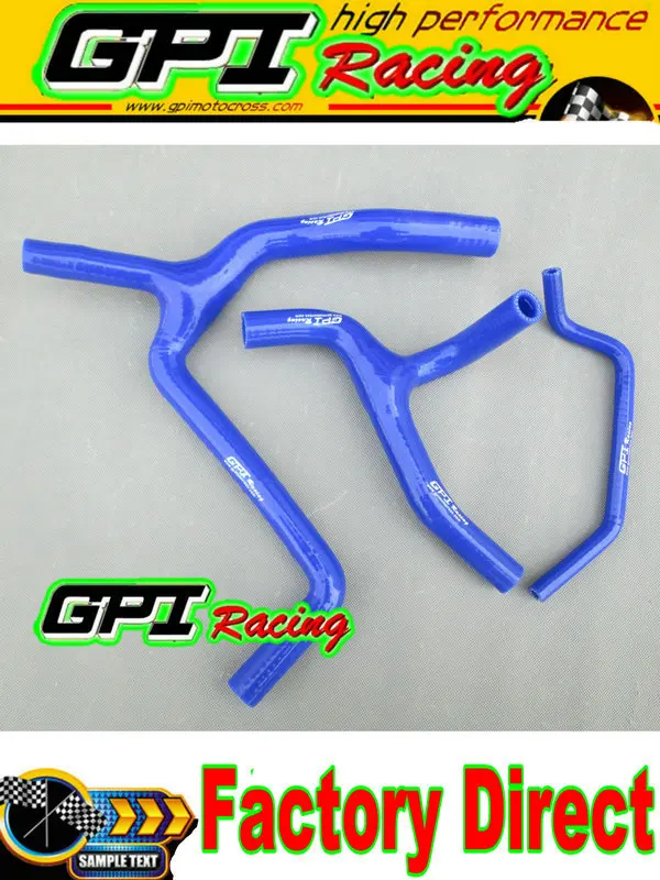 

GPI silicone radiator Y hose FOR KAWASAKI KXF450 KX 450F KXF 450 09-13 10 11 12 2009 2010 2011 2012 2013