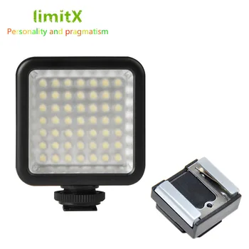 

Dimmable Ultra Bright mini LED bulbs mini Video Light Panel & Hot shoe adapter for Nikon 1 V1 Digital Camera