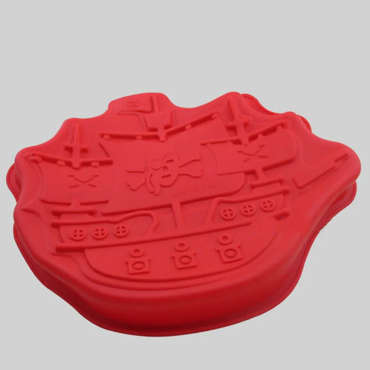 Bateau Pirate Silicone Gateau Chocolat Savon Pouding Gelee Bonbons Glace Cookie Biscuit Moule Moule Casserole Ustensiles De Cuisson En Gros Aliexpress