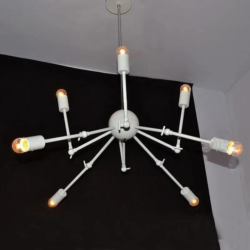 Кухня Retro Loft industrial Освещение многоцветное Spider столовая комната Подвеска Lustres vintage