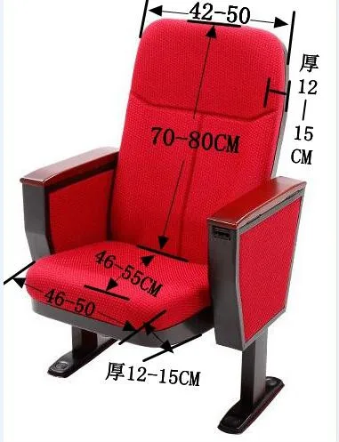 Marious 2pcs Office Chair Cover Stretch Spandex Armchair Seat Covers cinema Chair Slipcover Protector Meeting Seat Decoratio