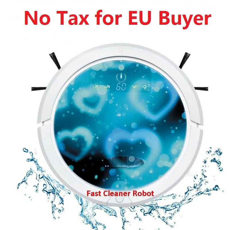 buy Europe Warehouse Cheaper Robot Vacuum Cleaner with Water Tank(Sweep,Vacuum,Mop,Sterilize)Schedule,SelfCharge,Remote Control,UV