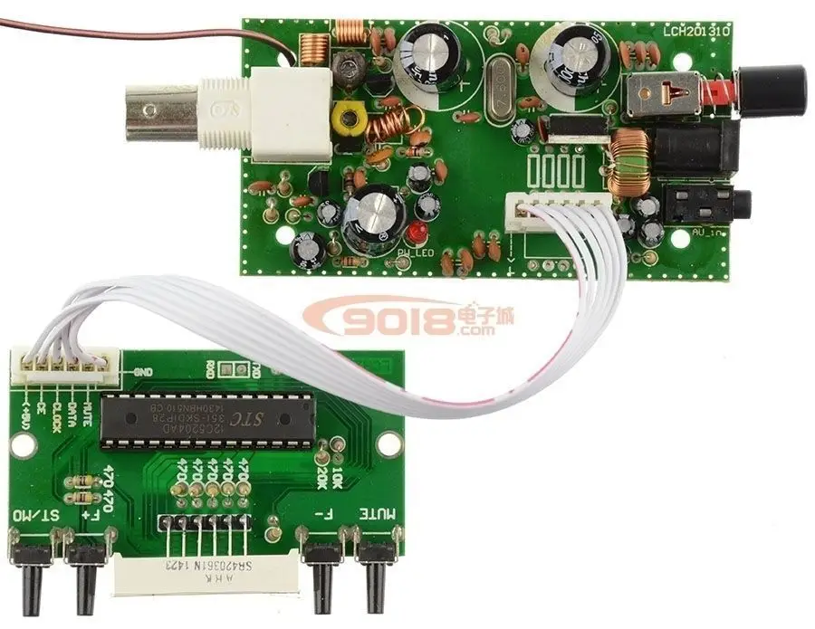 BH1415F 100 м FM стерео передатчик плата фазовой блокировки цифровой светодиодный дисплей Частота FM радио модуль приемник 5 в 12 В DC