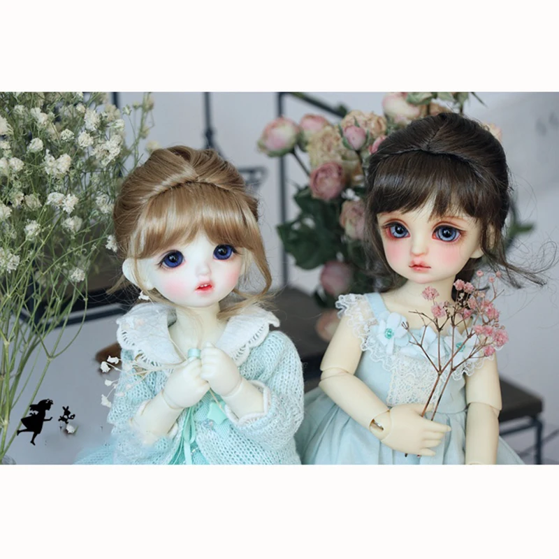 Кукла Bybrana BJD 1/3 1/6 один конский хвост кости имитация мохера стиль парик