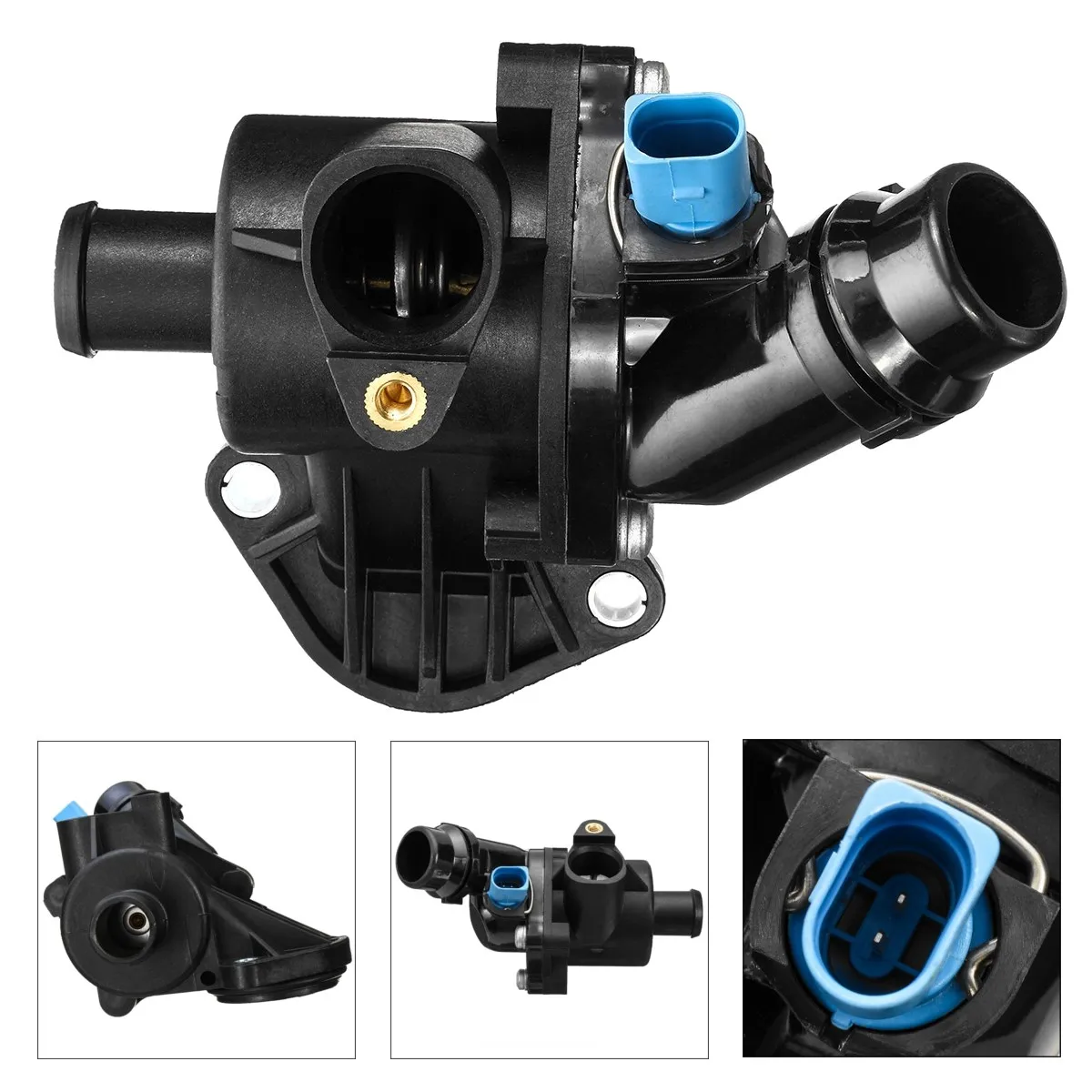 

06B121111K Engine Coolant Thermostat with Housing For Audi A4 Avant Quattro 2000 2001 2002 2003 2004 2005 2006 2007 2008 2009