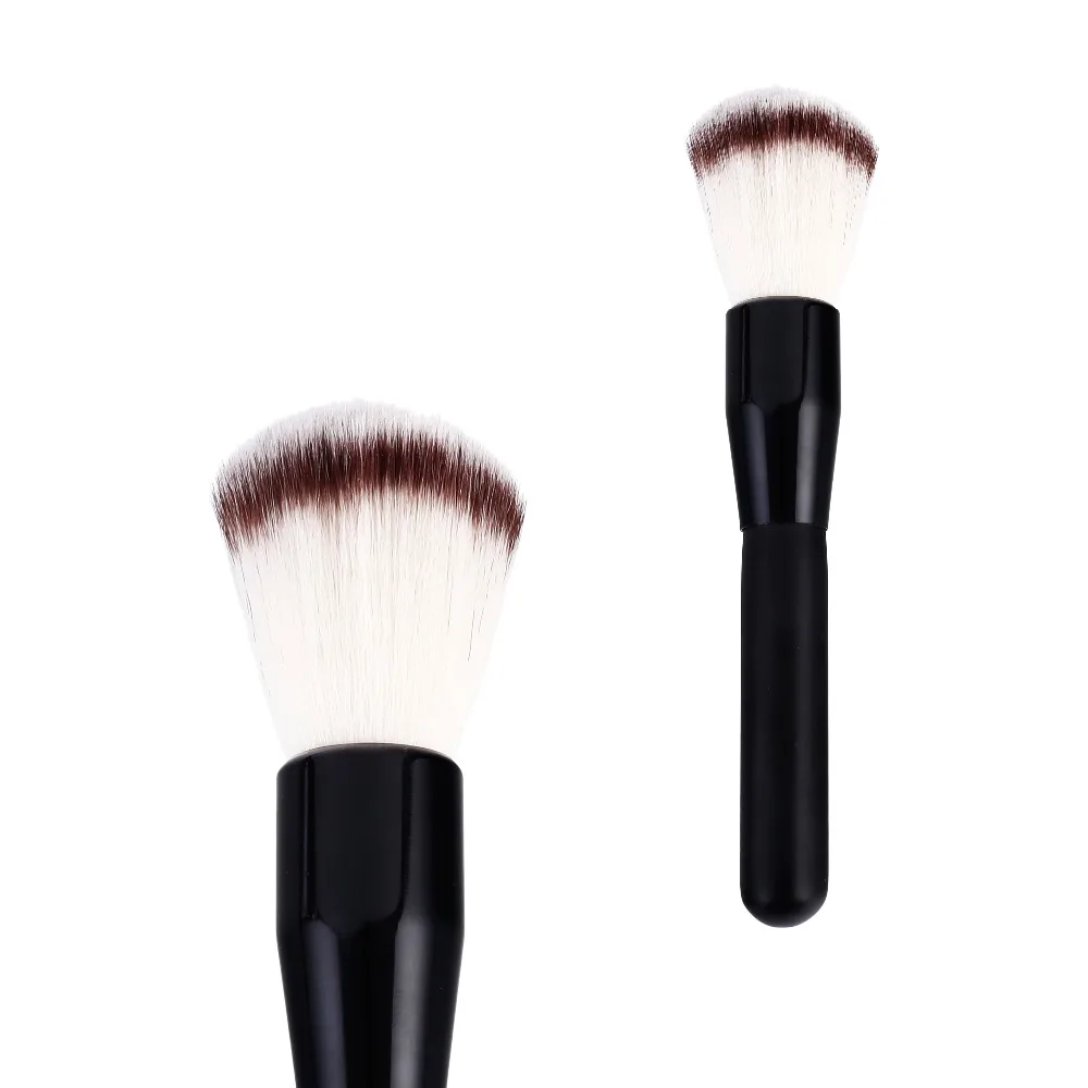 YANSH Synthetic Foundation Makeup Brushes Black Wood Handle Make Up