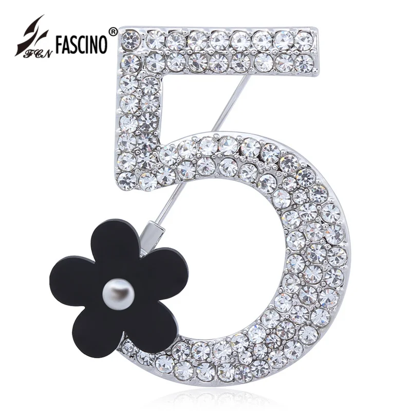 Новинка 2016 брендовые Броши с буквенным принтом 5 кристаллов брошь со стразами