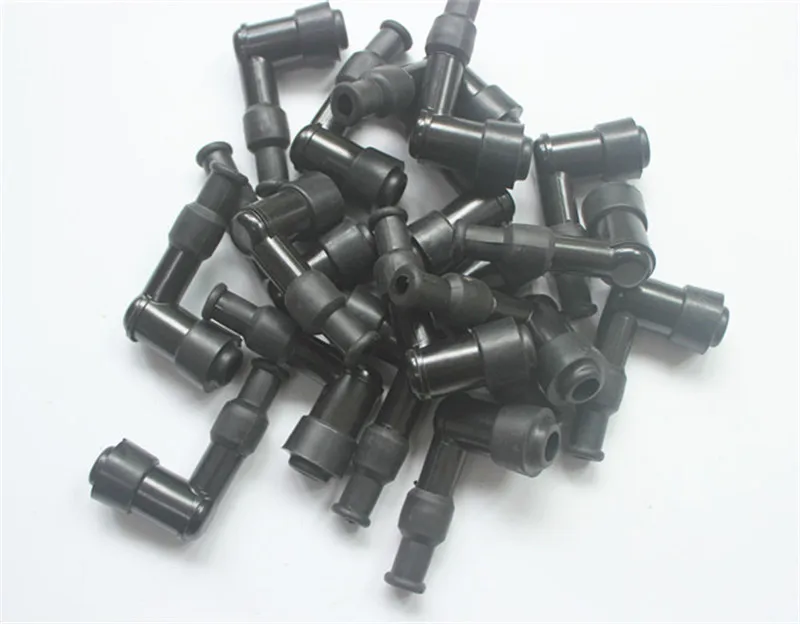12pcs/lot 90 degree SPARK PLUG CAP Spark Plug Cap 90 degree w/ Rubber