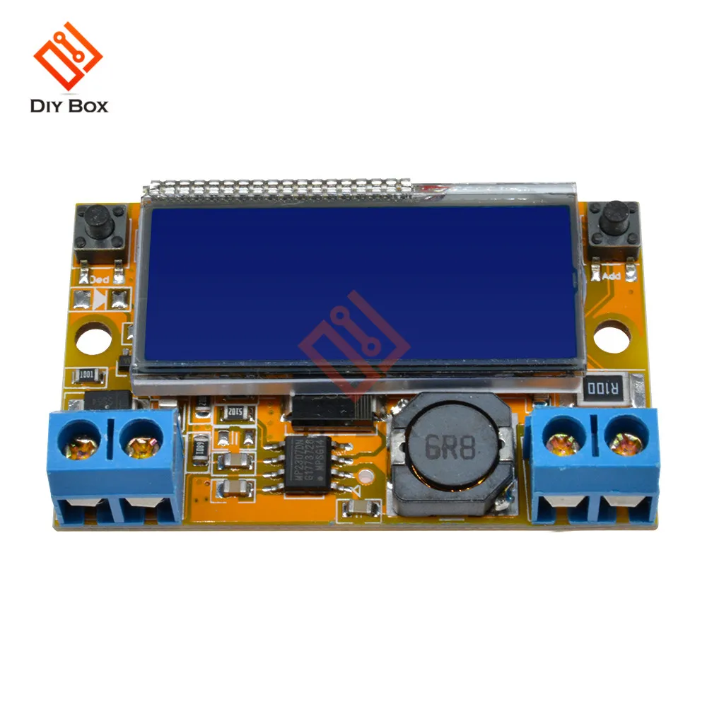 DC-DC Adjustable 3A Step-down Power Supply Module Voltage Current LCD Display
