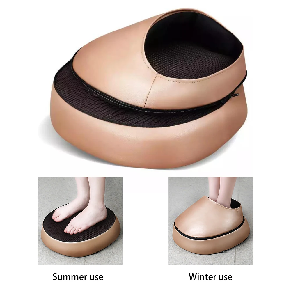 

Heating Roller Foot Massager Calms Thigh Relax Tired Soothes Muscle Machine Car Family Dual Use Heating Massager
