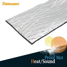 Buildreamen2 " X 40" 20 см X 100 см грузовик внедорожник тепла Звукоизолированные изоляции Алюминий Фольга хлопок мертвящей мат