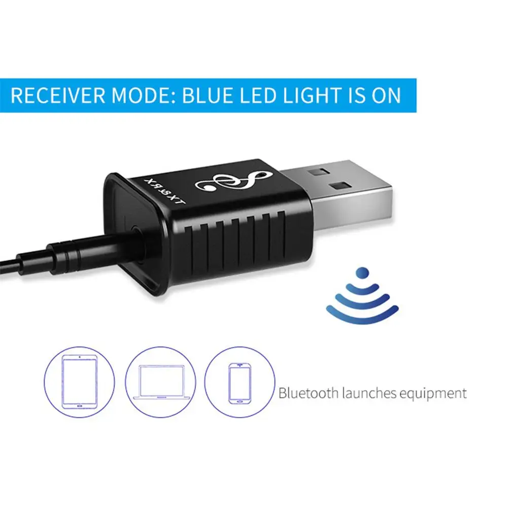 2 в 1 USB Bluetooth адаптер 5,0 для ПК Компьютерная Колонка Беспроводная мышь Bluetooth музыкальный аудио приемник передатчик Aptx