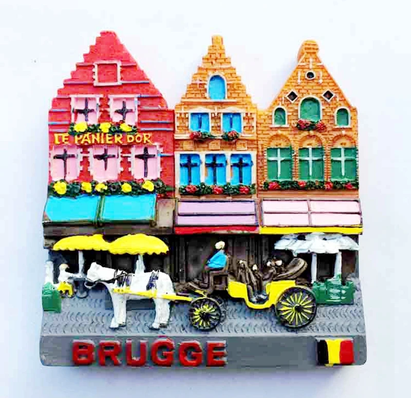 Ghent Flemish Region Belgium magnet travel souvenir Fridge Magnet