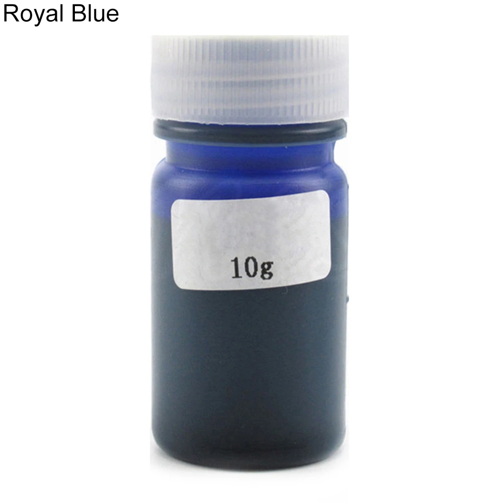 10 г высокая концентрация DIY УФ смолы жидкий краситель цвет муравей пигмент смолы смешанный цвет эпоксидной смолы для DIY ювелирных изделий ремесло - Цвет: Royal Blue