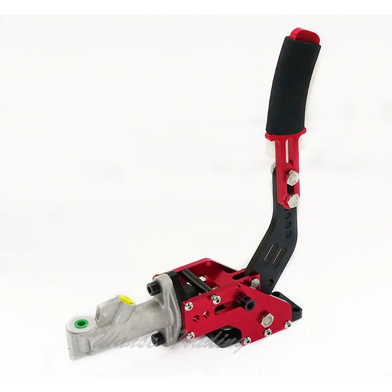 Красный Универсальный алюминиевый автоматический гидравлический ручной тормоз C-style вертикальный Регулируемый Дрифт ралли гоночный E-Brake рычаг