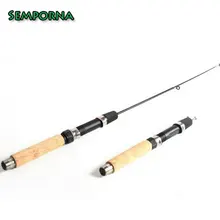 2 секции ледовая удочка мини Портативная мороженое 50 см короткая зимняя удочка полюс