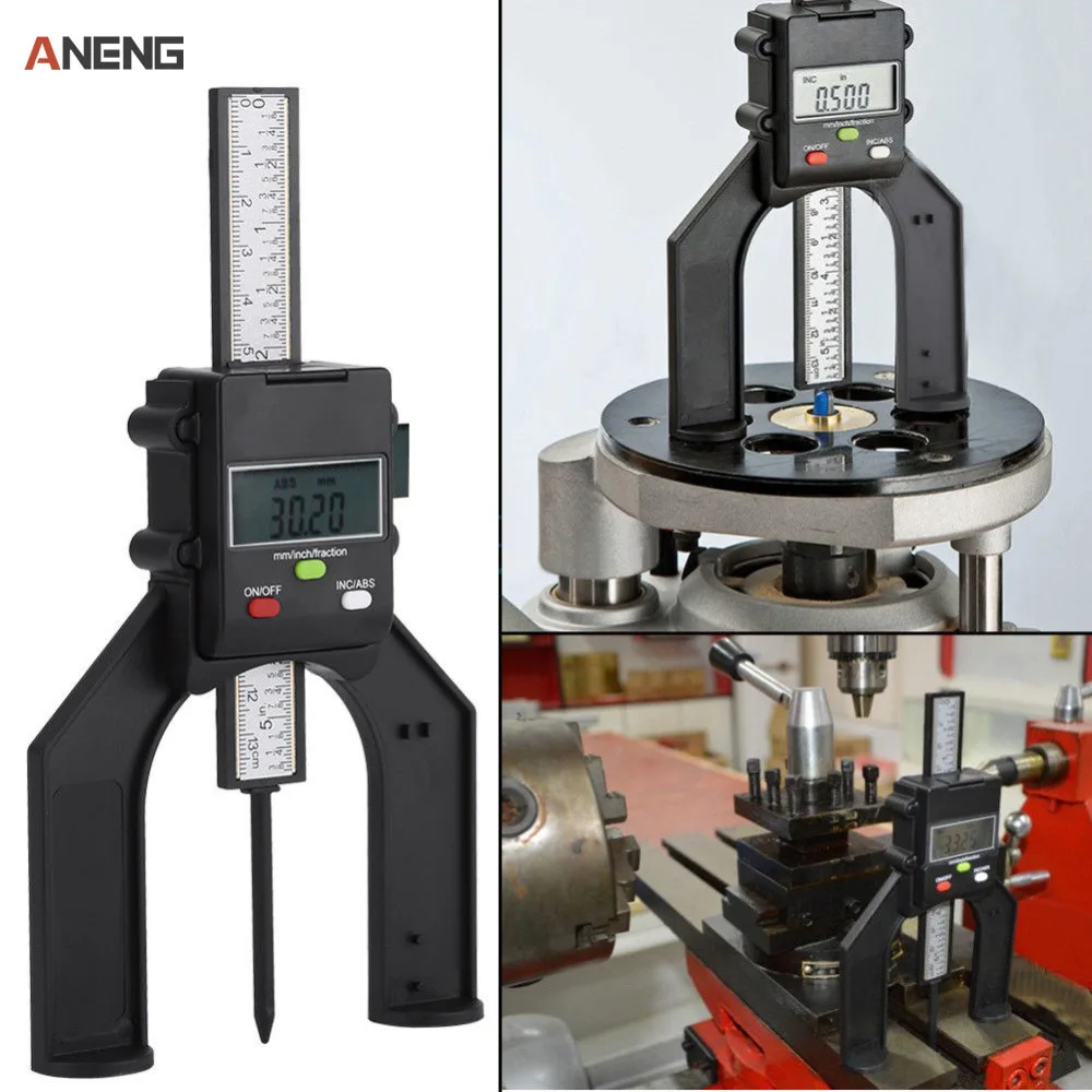 Free shipping Self standing digital depth gauge 80mm for router table