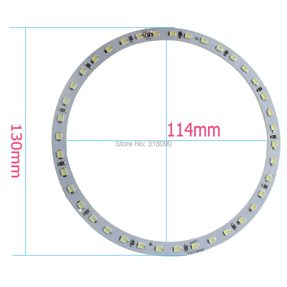 20 штук(10 пар) Angel Eye 39 SMD автомобильный 130 мм светодиодный фонарь 3528 1210 39 светодиодное кольцо с ореолом ангельские глазки 12 В Автомобильное освещение