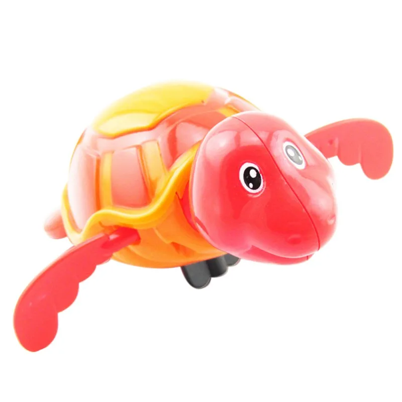 Newborn baby Swim Bath turtle Floating Water wound-up chain Baby Children classic Bath toys Random Color Newborn baby Swim Bath turtle Floating Water wound-up chain Baby Children classic Bath toys Random Color