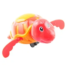 Newborn baby Swim Bath turtle Floating Water wound-up chain Baby Children classic Bath toys Random Color Newborn baby Swim Bath turtle Floating Water wound-up chain Baby Children classic Bath toys Random Color