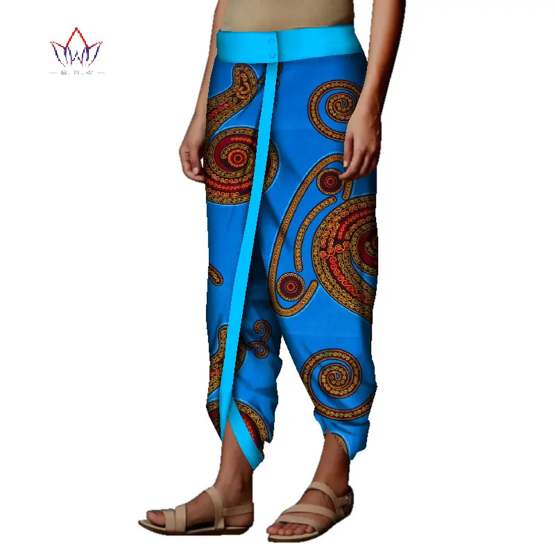 

Men Pants Dashiki 100% Cotton African Wax Print Trousers Clothes Customized Casual Long Pants African Style Clothing WYN627
