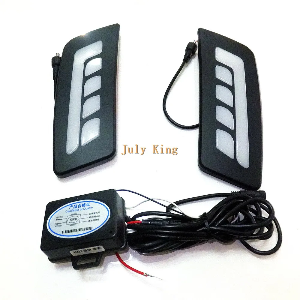 July King LED Light Guide Daytime Running Lights DRL, LED Front Bumper Fog Lamp case for Ford Ranger 2012~15 1:1 Replacement July King LED Light Guide Daytime Running Lights DRL, LED Front Bumper Fog Lamp case for Ford Ranger 2012~15 1:1 Replacement