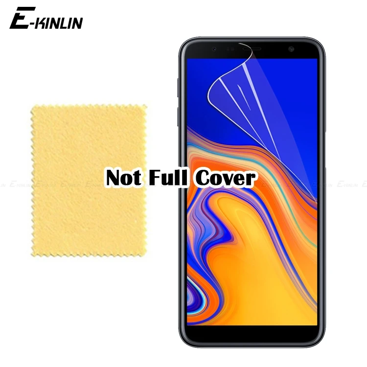 

Soft Anti Explosion Nano Protective Film For Samsung Galaxy A8 A6 J8 J6 J4 Plus A9 A7 J2 Pro 2018 Clear Glossy Screen Protector