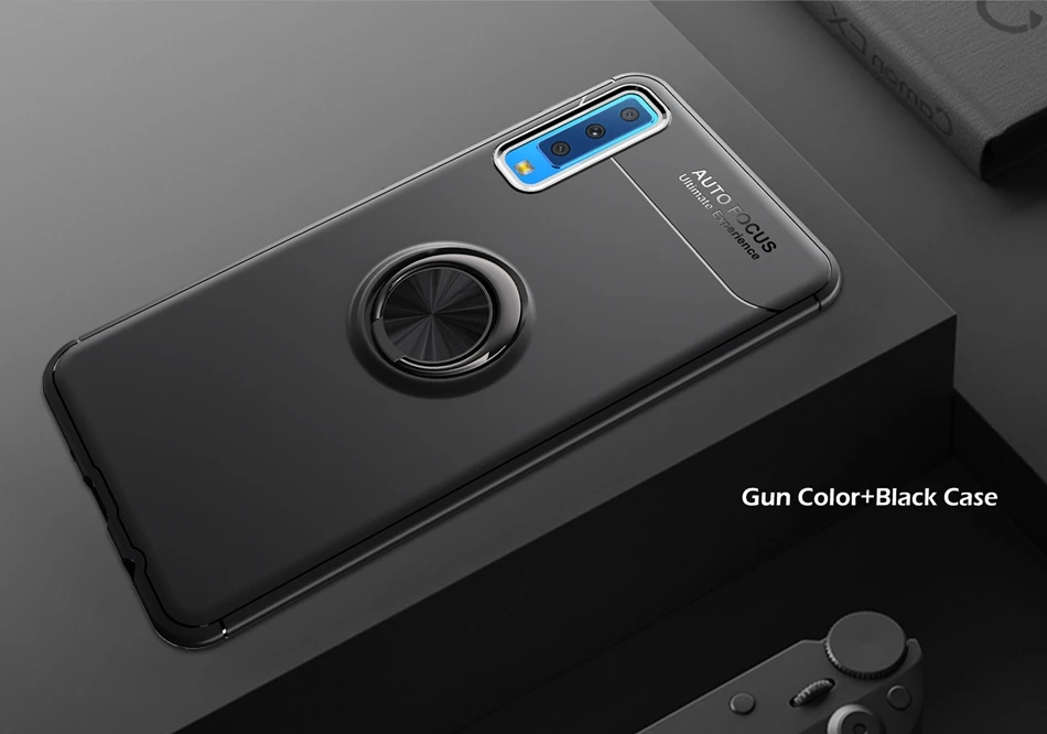 Ring Stand Case for Samsung Galaxy A7 2018 Case Magnetic Car Holder Phone Cover for Samsung Galaxy A6 plus A6 A9 2018 TPU Coque  (17)