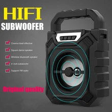 Портативный Bluetooth динамик беспроводной стерео динамик Поддержка TF карты FM радио Спорт на открытом воздухе путешествия на английском языке подсказка