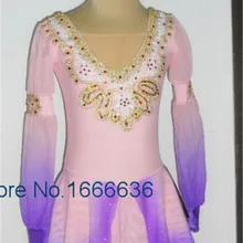 Пользовательские Платья для катания на коньках для девочек бренд Vogue соревнования в фигурном катании платье для девочек DR3027