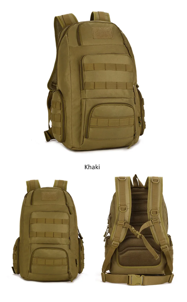 40L мужской рюкзак водонепроницаемый нейлоновый мужской женский военный рюкзак для путешествий 14 дюймов Сумка для ноутбука Molle армейские походные сумки спортивные XA41D