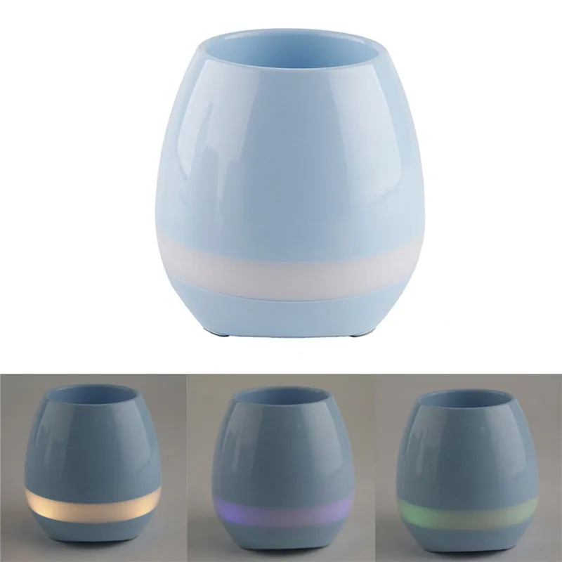 bluetooth speaker Touch Play Piano smart speakers Waterproof Wireless smart speakers  Flower Pot  (4)