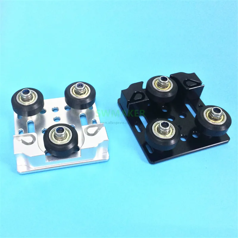

V-Slot Openbuilds X-Axis Slider Aluminum Plate buckle 2020 Aluminum Profile Slider Plate with timing belt buckle for 3D printer