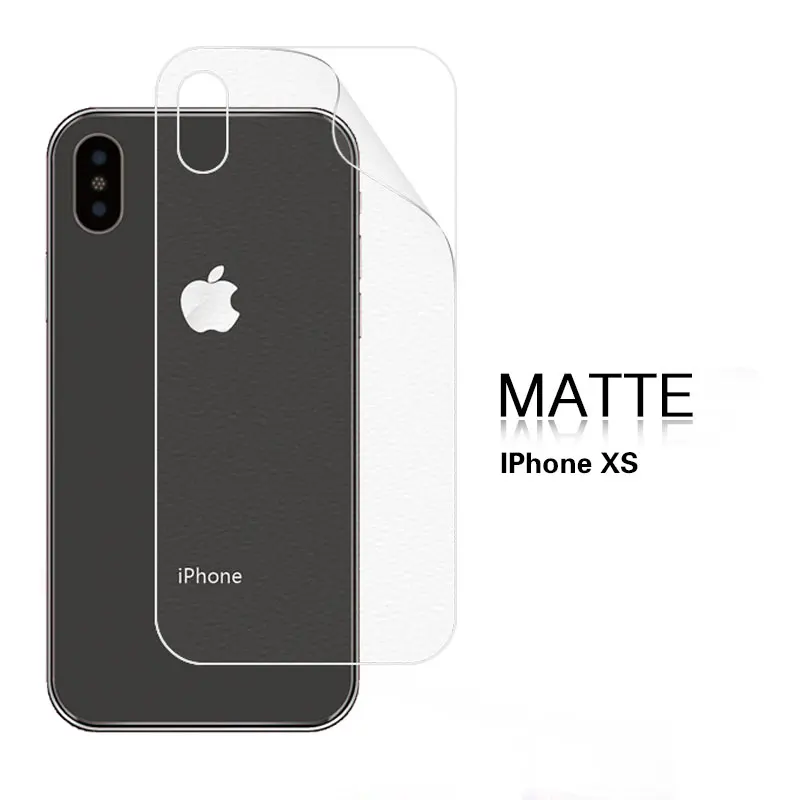Задняя HD прозрачная глянцевая пленка для Iphone Apple XR XS MAX матовая ЖК экрана с защитой