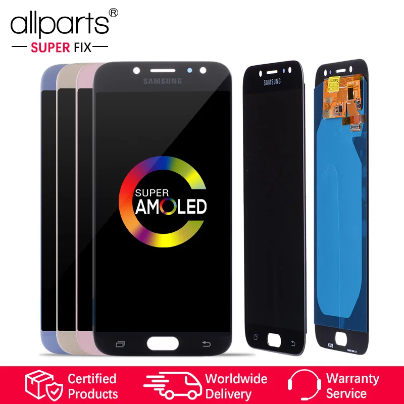 

AMOLED for SAMSUNG J7 2017 Display J730 J730F J7 Pro LCD Touch Screen Replacement for SAMSUNG Galaxy J7 2017 Display