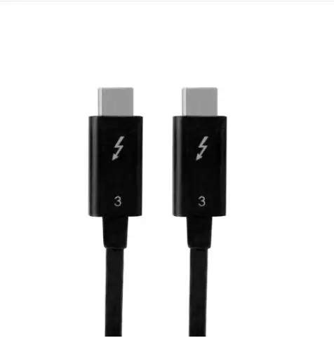 1 м 2 0 5 Thunderbolt 3 USB C USB3.1 Male to Thunderbolt3 40 Гбит/с кабель для ПК ноутбука|Компьютерные