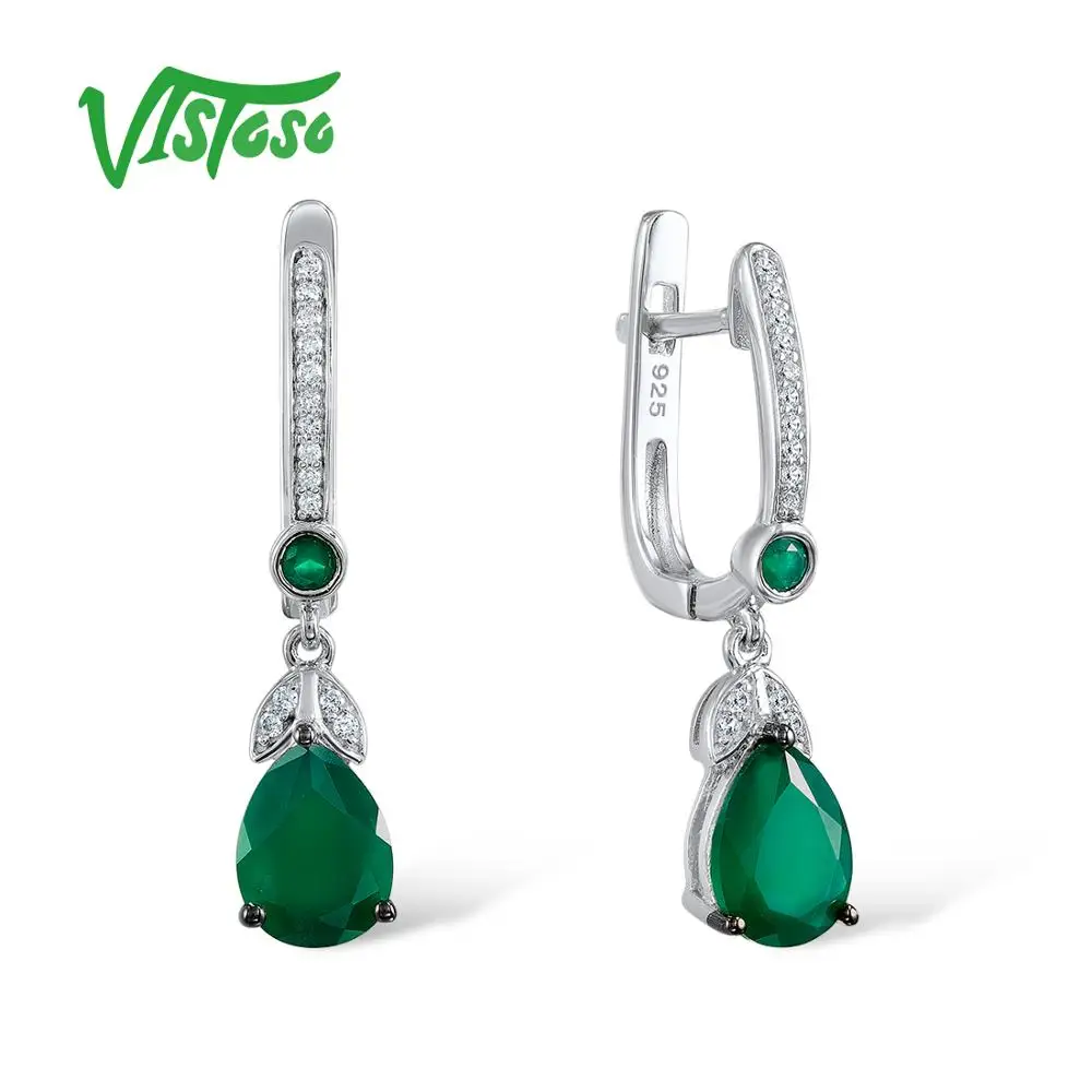 E303191SGGRZSK925-silver earrings