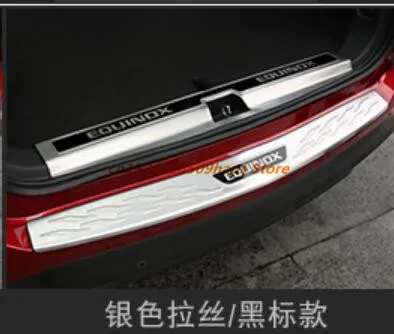 B 2PCS Автомобильный Стайлинг для Chevrolet Equinox собачка из нержавеющей стали внутри и снаружи предотвращает трение защитная пластина - Цвет: B 2PCS