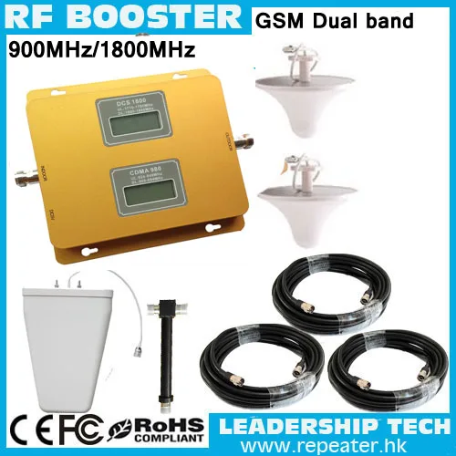 РФ GSM/DCS 900 мГц/1800 мГц Dual Band ЖК-дисплей дисплей сотового мобильный/сотовый телефон ретранслятор сигнала усилитель детектор антенны