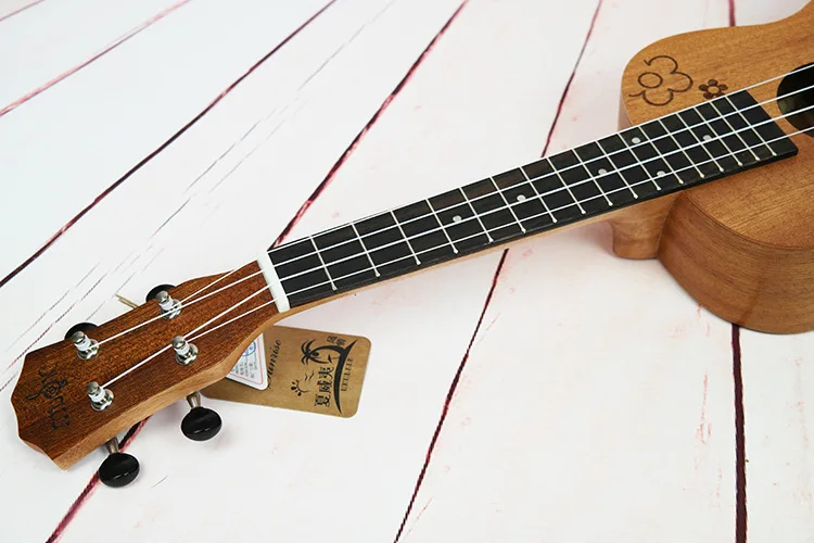SevenAngel 23 "Укулеле концерт акустическая мини гитара из розового дерева Fretboard Uke 4