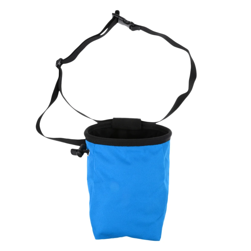 Mountain Rock Climbing Chalk Bag Rock Climbers Caving Chalk Bag with Belt Rock Climbing Outdoor Sports Gym Weightlifting
