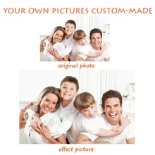 Фотографии на заказ! 5D поделки алмазов картина Полный Круглый дрель вышивки крестом Вышивка Стразы личные фотографии пользовательские